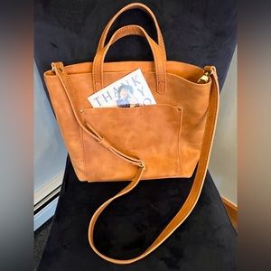 Portland Leather Goods New Medium Crossbody Unicorn Color Sunset PLG